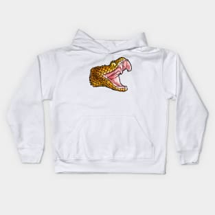 A fierce King cobra snake Kids Hoodie